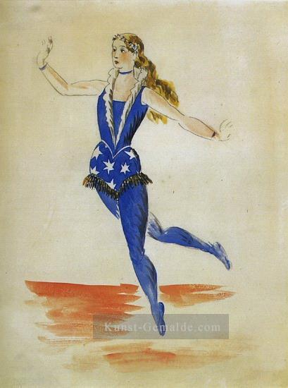 Parade projet pour le costume l acrobate feminin 1917 Pablo Picasso Ölgemälde